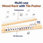 MAJLUX Classic American Mahjong Set — Natural