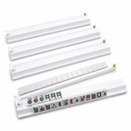 MAJLUX Wooden Mahjong Racks & Pushers — White, 17.3″