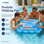 MAJLUX Aqua Mahjong Floating Game Table — 31.5″