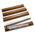 MAJLUX Wooden Mahjong Racks & Pushers — Walnut, 17.3″