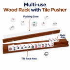 MAJLUX Classic American Mahjong Set — Walnut