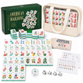 MAJLUX Tropical Acrylic American Mahjong Tile Set — 42 mm