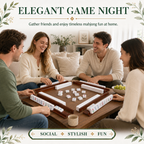 MAJLUX Botanical Melamine American Mahjong Tile Set — 42 mm