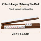21 inch solid wood Mahjong rack dimensions and features