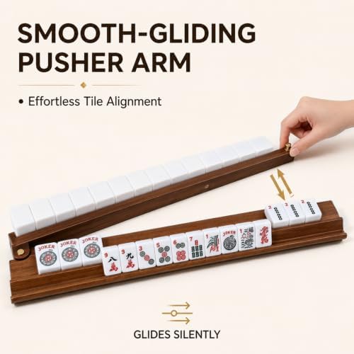Solid pine wood Mahjong rack construction